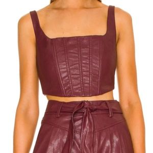 Lovers + Friends Bardot Corset Top
